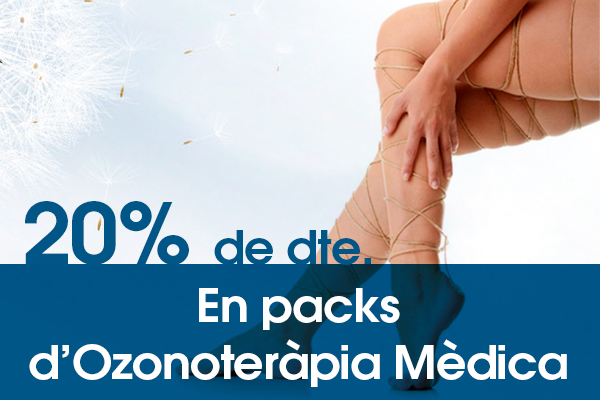 20% de descompte en packs d'Ozonoteràpia Mèdica